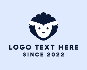 Wool - Blue Sheep Wool logo design
