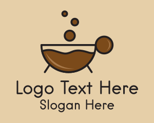 Cup - Hot Chocolate Bubbles logo design