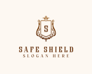 Royalty Shield Hotel logo design