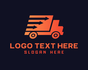 Deliveryman - Arrow Express Delivery logo design