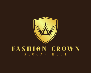 Royalty Crown Shield logo design