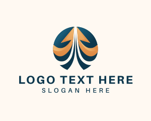 App - Arrow Logistic Forwarding logo design