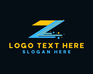 Illustrator - Artistic Paint Letter Z logo design