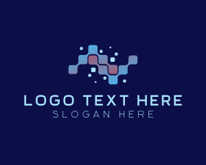 It - Digital Program Pixel Technology logo design