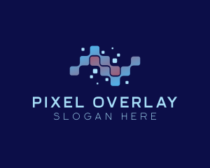 Digital Program Pixel Technology logo design