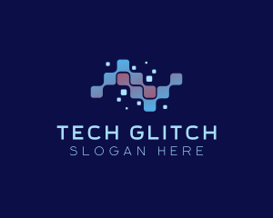 Digital Program Pixel Technology logo design