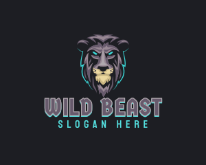 Lion Beast Gamer logo design
