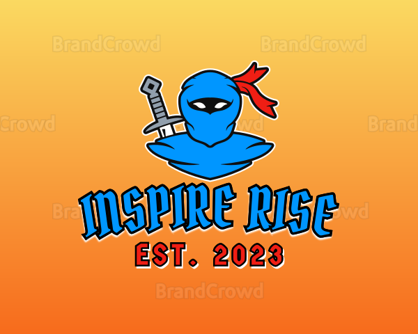 Ninja Swordsman Assassin Logo