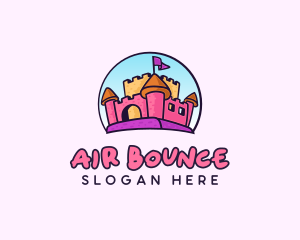 Bounce House Playground logo design