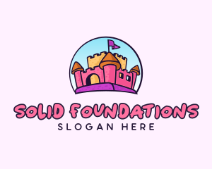 Theme Park - Bounce House Playground logo design