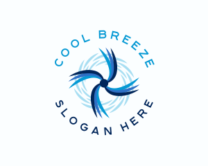 Fan - Fan Swirl Breeze logo design