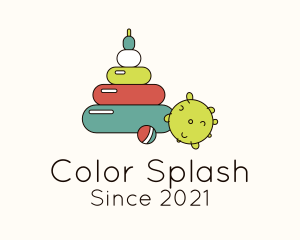 Colorful Toddler Toy logo design