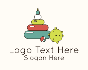 Colorful Toddler Toy Logo