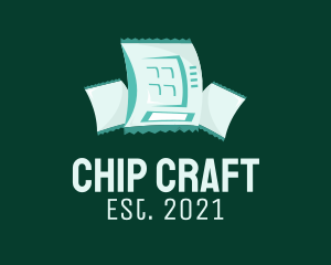 Chips Vending Machine  logo design