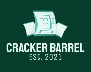 Crackers - Chips Vending Machine logo design