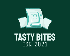 Snacks - Chips Vending Machine logo design