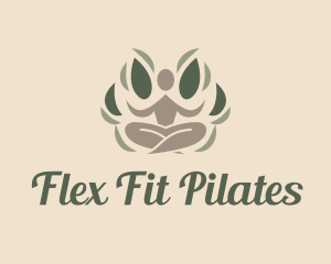 Pilates - Yoga Wellness Leaves logo design