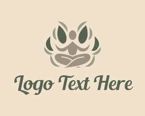 Nutrition - Yoga Wellness Leaves logo design