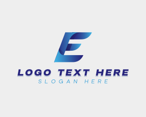 Consulting Firm Letter E logo design