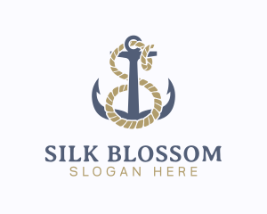 Nautical Anchor Letter S logo design