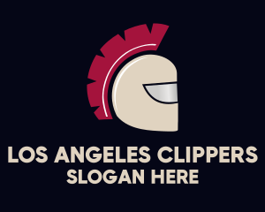 Brown Spartan Helmet Logo