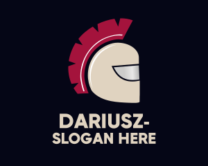 Brown Spartan Helmet Logo