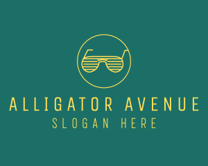 Yellow Summer Sunglasses  logo design