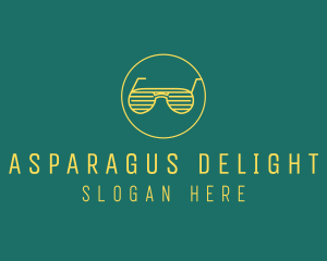 Yellow Summer Sunglasses  logo design