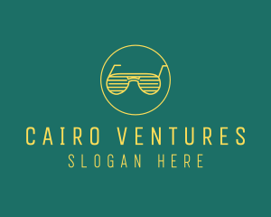 Yellow Summer Sunglasses  logo design