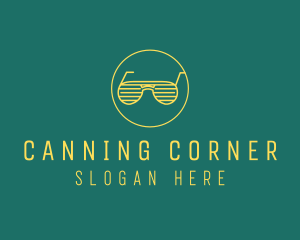 Yellow Summer Sunglasses  logo design