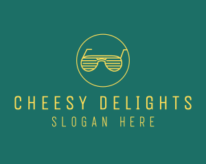 Yellow Summer Sunglasses  logo design