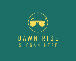 Yellow Summer Sunglasses  logo design