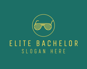 Yellow Summer Sunglasses  logo design