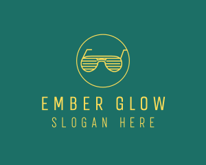 Yellow Summer Sunglasses  logo design