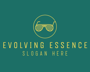 Yellow Summer Sunglasses  logo design