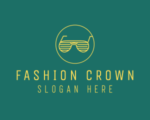 Yellow Summer Sunglasses  logo design