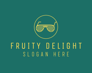 Yellow Summer Sunglasses  logo design