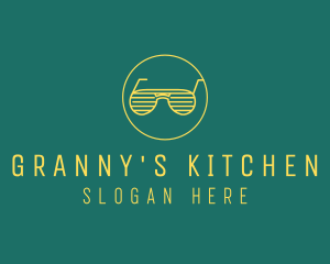 Yellow Summer Sunglasses  logo design