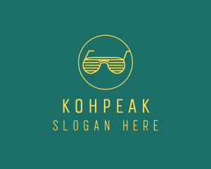 Yellow Summer Sunglasses  logo design