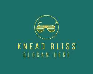 Yellow Summer Sunglasses  logo design