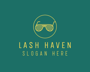 Yellow Summer Sunglasses  logo design