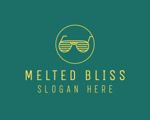 Yellow Summer Sunglasses  logo design