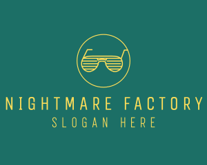 Yellow Summer Sunglasses  logo design