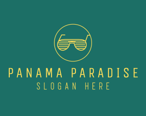 Yellow Summer Sunglasses  logo design