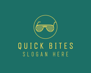 Yellow Summer Sunglasses  logo design