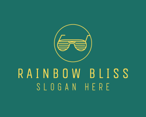 Yellow Summer Sunglasses  logo design