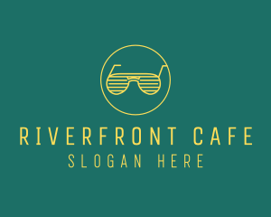 Yellow Summer Sunglasses  logo design