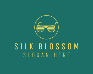 Yellow Summer Sunglasses  logo design