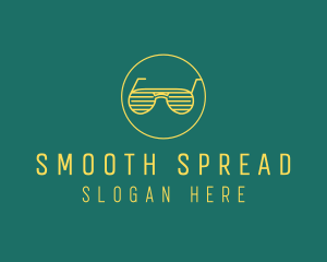 Yellow Summer Sunglasses  logo design