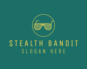 Yellow Summer Sunglasses  logo design